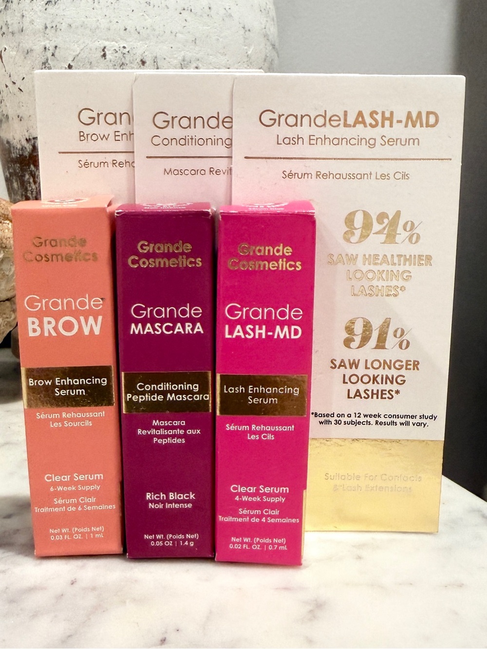 *NIB* GrandeLASH-MD Lash Serum, Brow Serum, Mascara minis